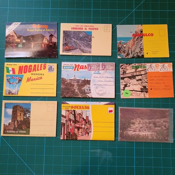 Post Cards Booklets from the 1960's x9 - Picture 1 of 2